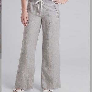 Athleta Cabo Linen Wide Leg Pant